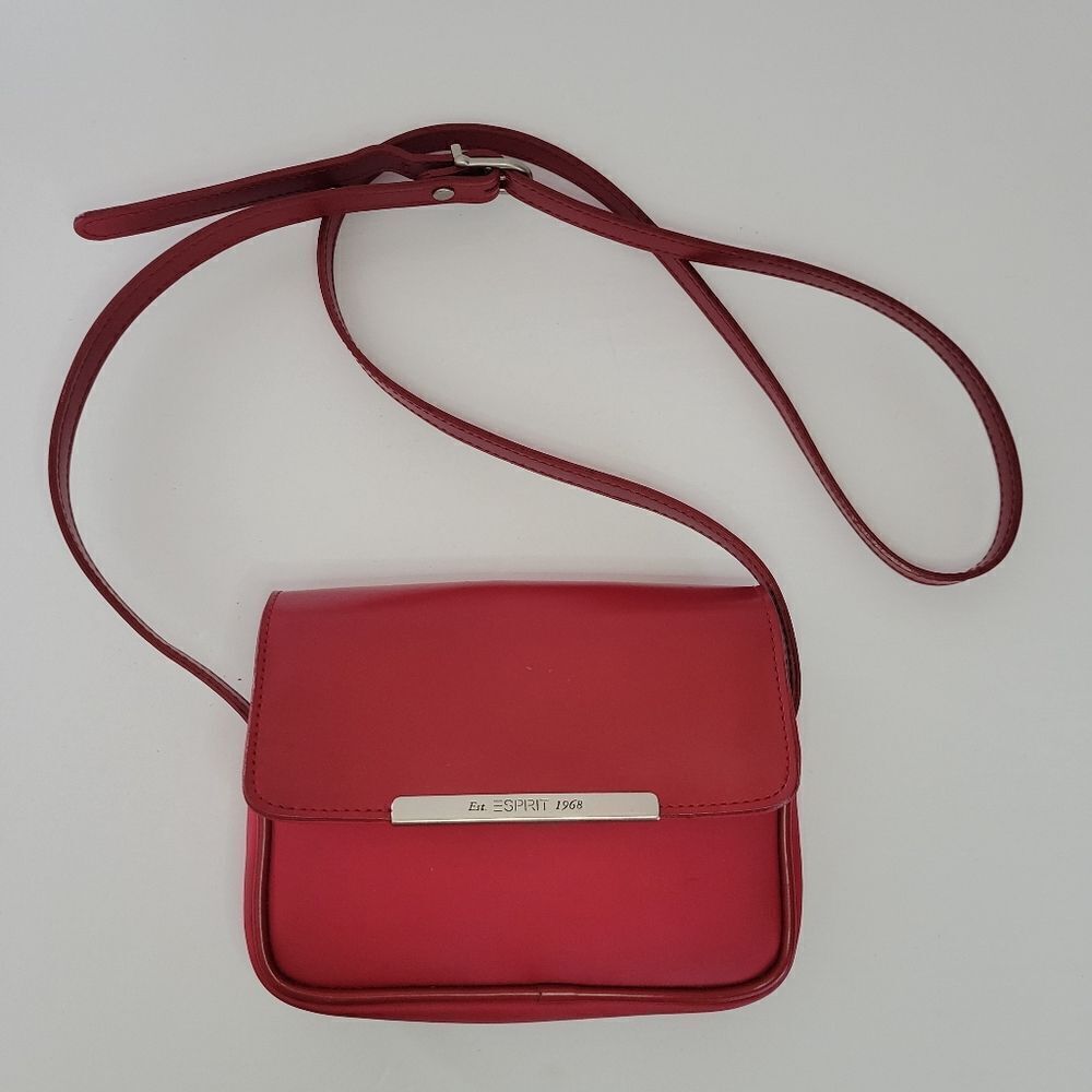 Esprit Red Mini Crossbody Purse Bag - Picture 3 of 15